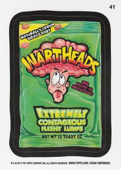 2013 Topps Wacky Packages All-New Series 11 #41 Wartheads Fleshy Lumps Front