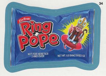 2013 Topps Wacky Packages All-New Series 11 #34 Sin Free Ring Pope Front