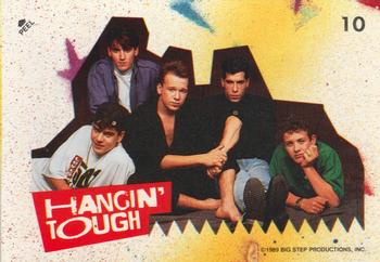 1989 Topps New Kids on the Block - Stickers #10 Hangin' Tough Completed Puzzle Front