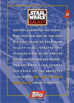 1993 Topps Star Wars Galaxy - Promos #0 Ken Steacy Artwork : Darth Vader Death Star Back
