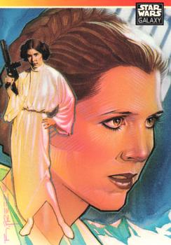1993 Topps Star Wars Galaxy - Promos #NNO Princess Leia Front