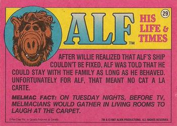 1987 O-Pee-Chee Alf #29 Operator I'd Like To Place A Collect Call To The Man In The Moon Back