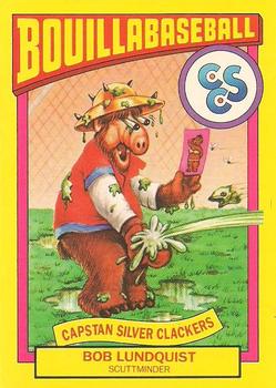 1987 O-Pee-Chee Alf - Bouillabaseball #5B Bob Lundquist Front