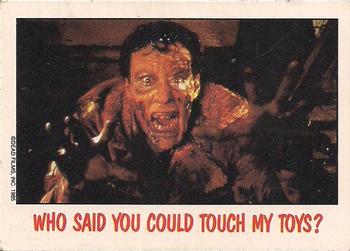 1988 O-Pee-Chee Fright Flicks #78 Who Said You Could Touch My Toys? Front