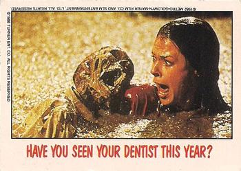 1988 O-Pee-Chee Fright Flicks #80 Have You Seen Your Dentist This Year? Front