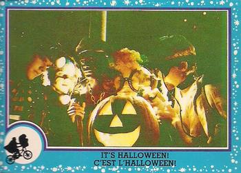 1982 O-Pee-Chee E.T. The Extraterrestrial #41 It's Halloween! Front