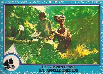 1982 O-Pee-Chee E.T. The Extraterrestrial #47 E.T. Phones Home! Front