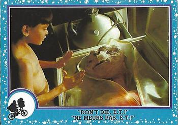 1982 O-Pee-Chee E.T. The Extraterrestrial #59 Don't Die, E.T.! Front