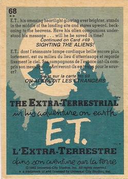 1982 O-Pee-Chee E.T. The Extraterrestrial #68 E.T.'s Glowing Heart Back