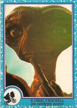1982 O-Pee-Chee E.T. The Extraterrestrial #76 A Final Farewell Front