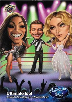 2009 Upper Deck American Idol Season 8 - Ultimate Idols #NNO2 A child of Destiny vs. a Material Girl Front