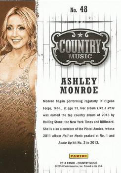 2014 Panini Country Music #48 Ashley Monroe Back