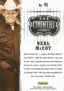 2014 Panini Country Music #95 Neal McCoy Back