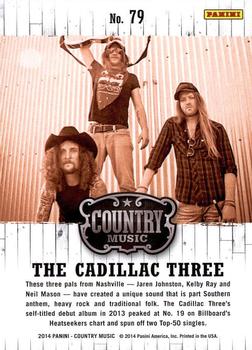 2014 Panini Country Music #79 The Cadillac Three Back