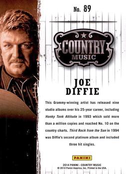 2014 Panini Country Music #89 Joe Diffie Back