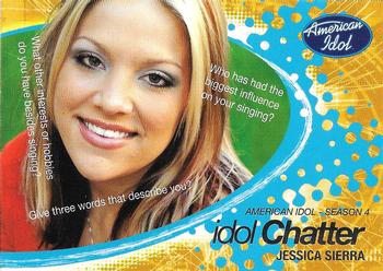 2005 Fleer American Idol Season 4 - Idol Chatter #2 IC Jessica Sierra Front