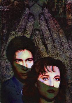 1995 Topps The X-Files Season One - Etched Foil #i1 Do Not Open Until X-mas Front