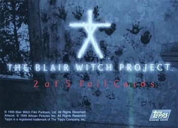 1999 Topps Blair Witch Project - Foil #2 Mary Brown Back