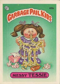 1985 Topps Garbage Pail Kids Series 2 #45b Messy Tessie Front