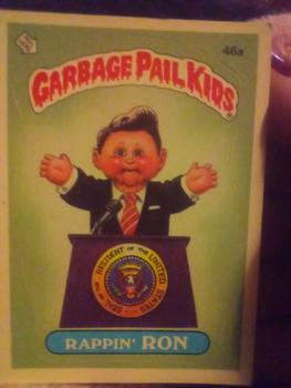 1985 Topps Garbage Pail Kids Series 2 #46a Rappin' Ron Front