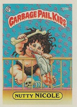 1985 Topps Garbage Pail Kids Series 2 #50b Nutty Nicole Front