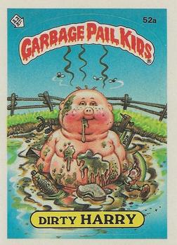 1985 Topps Garbage Pail Kids Series 2 #52a Dirty Harry Front