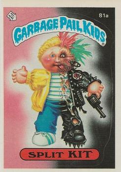 1985 Topps Garbage Pail Kids Series 2 #81a Split Kit Front