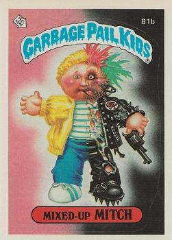 1985 Topps Garbage Pail Kids Series 2 #81b Mixed-Up Mitch Front