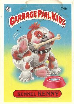 1985 Topps Garbage Pail Kids Series 2 #74b Kennel Kenny Front