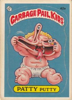 1985 Topps Garbage Pail Kids Series 2 #42a Patty Putty Front