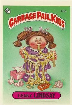 1985 Topps Garbage Pail Kids Series 2 #45a Leaky Lindsay Front