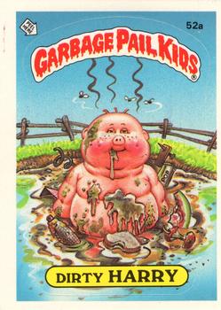 1985 Topps Garbage Pail Kids Series 2 #52a Dirty Harry Front