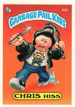 1985 Topps Garbage Pail Kids Series 2 #62b Chris Hiss Front