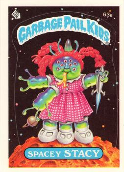 1985 Topps Garbage Pail Kids Series 2 #63a Spacey Stacy Front