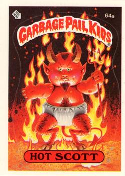 1985 Topps Garbage Pail Kids Series 2 #64a Hot Scott Front