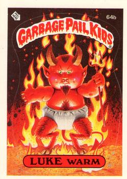 1985 Topps Garbage Pail Kids Series 2 #64b Luke Warm Front