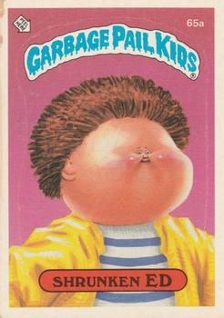 1985 Topps Garbage Pail Kids Series 2 #65a Shrunken Ed Front