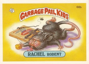 1985 Topps Garbage Pail Kids Series 2 #66b Rachel Rodent Front