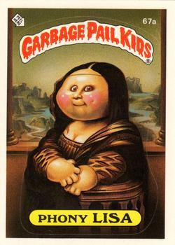 1985 Topps Garbage Pail Kids Series 2 #67a Phony Lisa Front