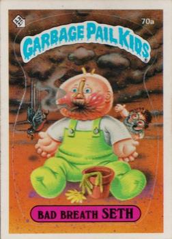 1985 Topps Garbage Pail Kids Series 2 #70a Bad Breath Seth Front