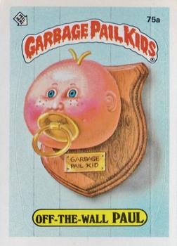1985 Topps Garbage Pail Kids Series 2 #75a Off-the-Wall Paul Front