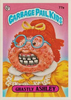 1985 Topps Garbage Pail Kids Series 2 #77a Ghastly Ashley Front