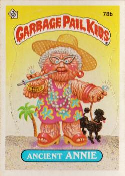 1985 Topps Garbage Pail Kids Series 2 #78b Ancient Annie Front