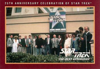 1991 Impel Star Trek 25th Anniversary - Bonus #B2 25th Anniversary Celebration Front