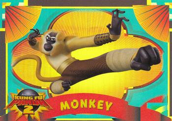 2011 Bulls-i-Toy Kung Fu Panda 2 - Foil Puzzle #PZ8 Monkey Front