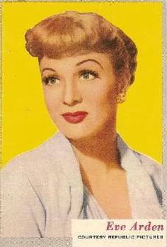 1953 Topps Who-Z-At Star? (R710-4) #13 Eve Arden Front
