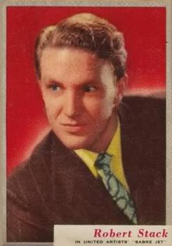 1953 Topps Who-Z-At Star? (R710-4) #75 Robert Stack Front