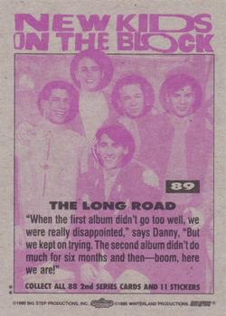 1990 Topps New Kids on the Block Series 2 #89 The Long Road Back