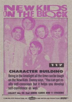1990 Topps New Kids on the Block Series 2 #117 Character Building Back