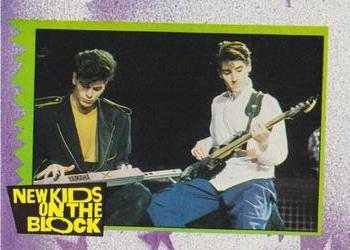 1990 Topps New Kids on the Block Series 2 #127 NKOTB Quiz #28 Front